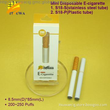 factory price 1.5USD colored smoke cigarette conjoined e cigarette